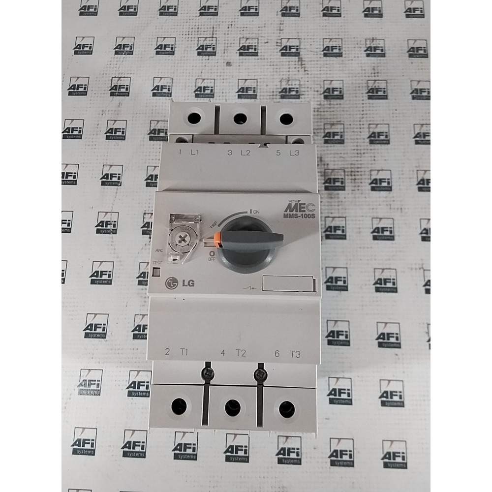 LG MMS-100S-100A MANUAL MOTOR STARTER. 100AMP. STANDARD TYPE. 100AF. 80-100A.