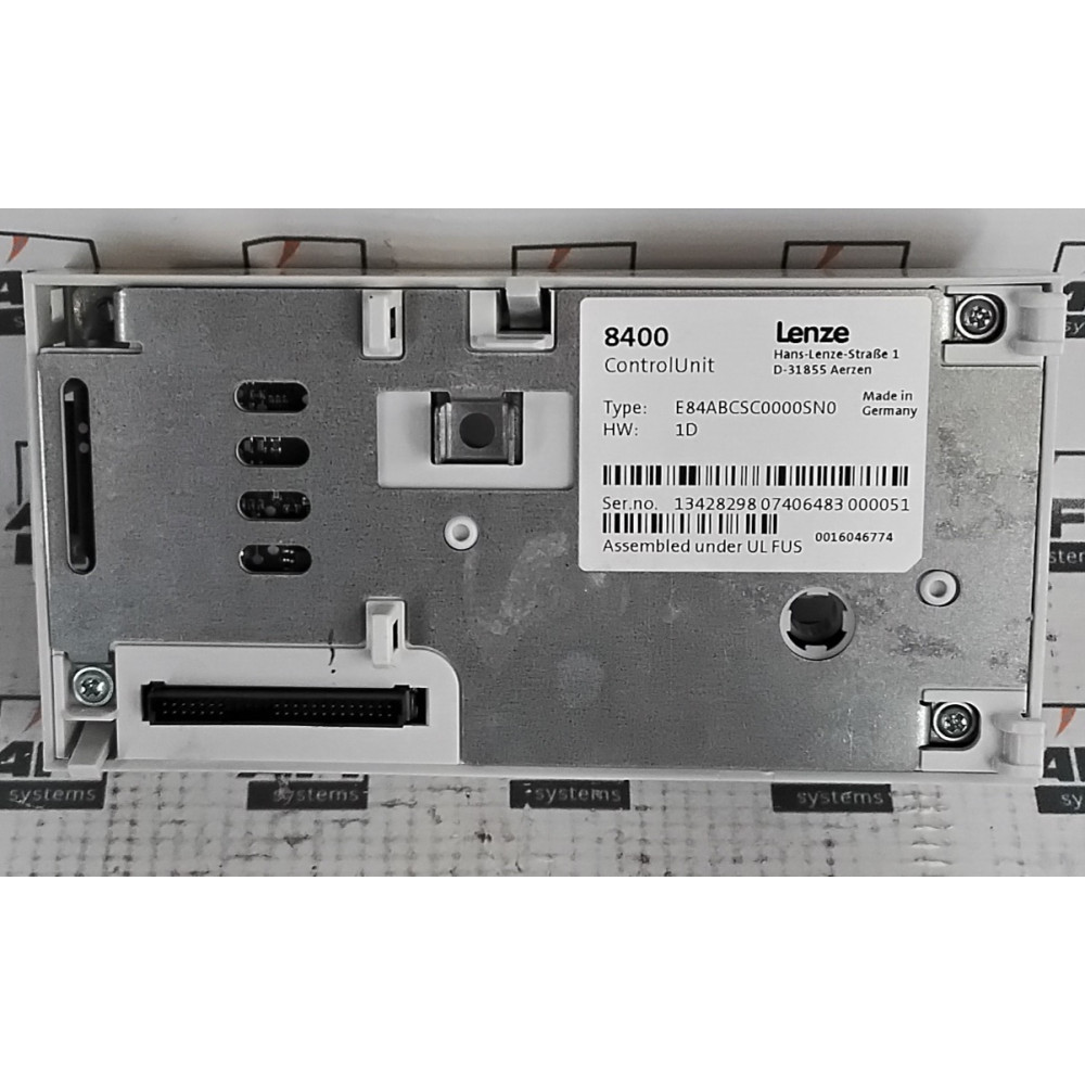Lenze E84ABCSC0000SN0 Control Unit E84ABCSC0000SN0