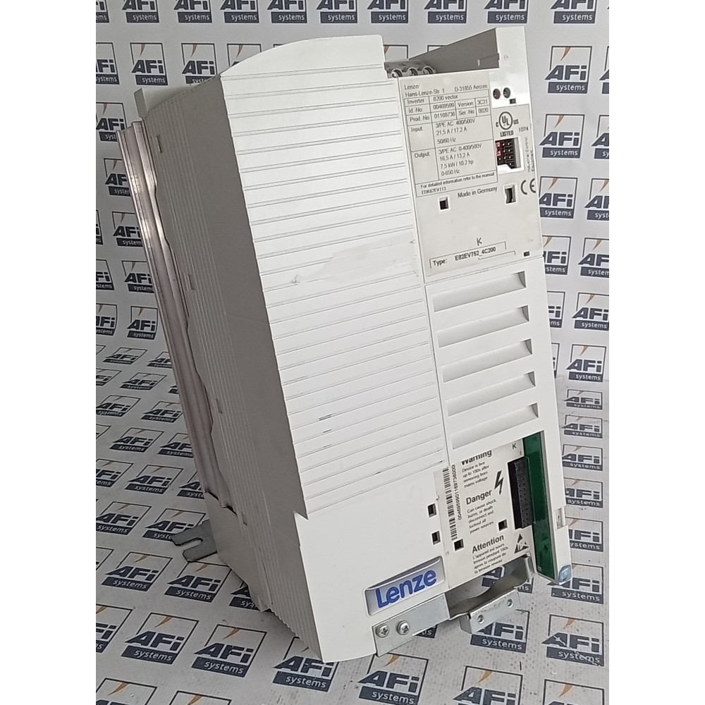 Lenze E82EV752K4C200 7.5kW 8200 Vector Drive