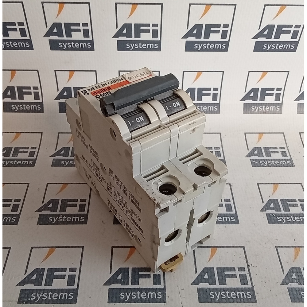 Merlin Gerin 24524 / C60N-2P-16A Circuit Breaker 2-Pole 16Amp 480VAC
