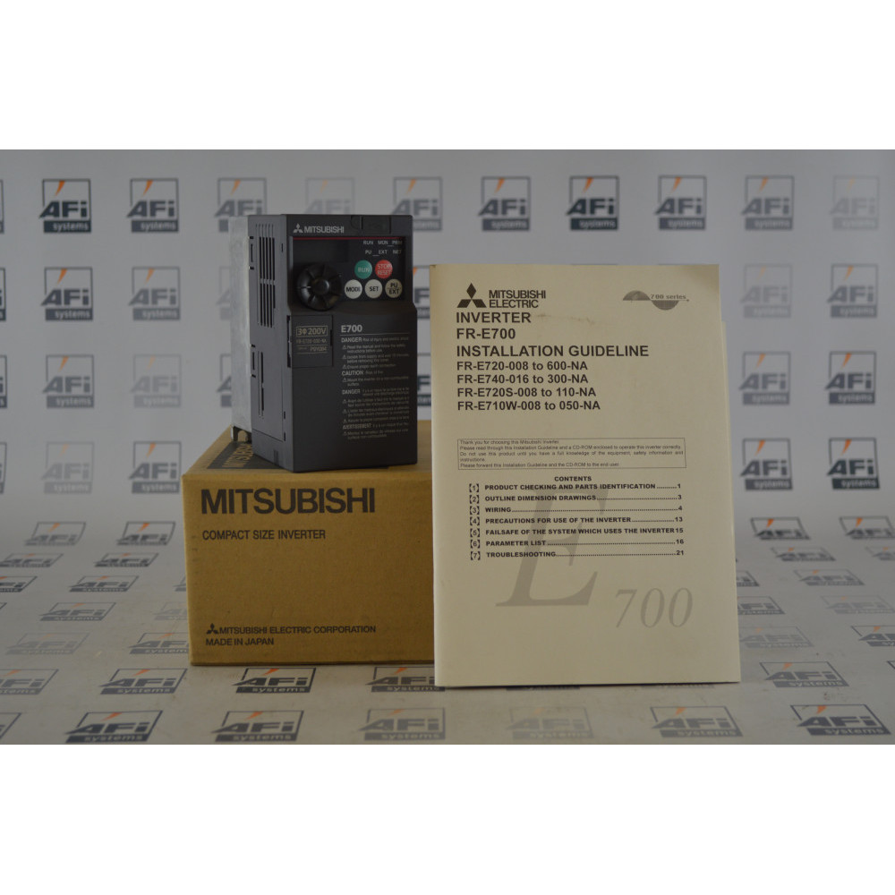 Mitsubishi FR-E720-030-NA NIB AC Drive 200V-240V 3A