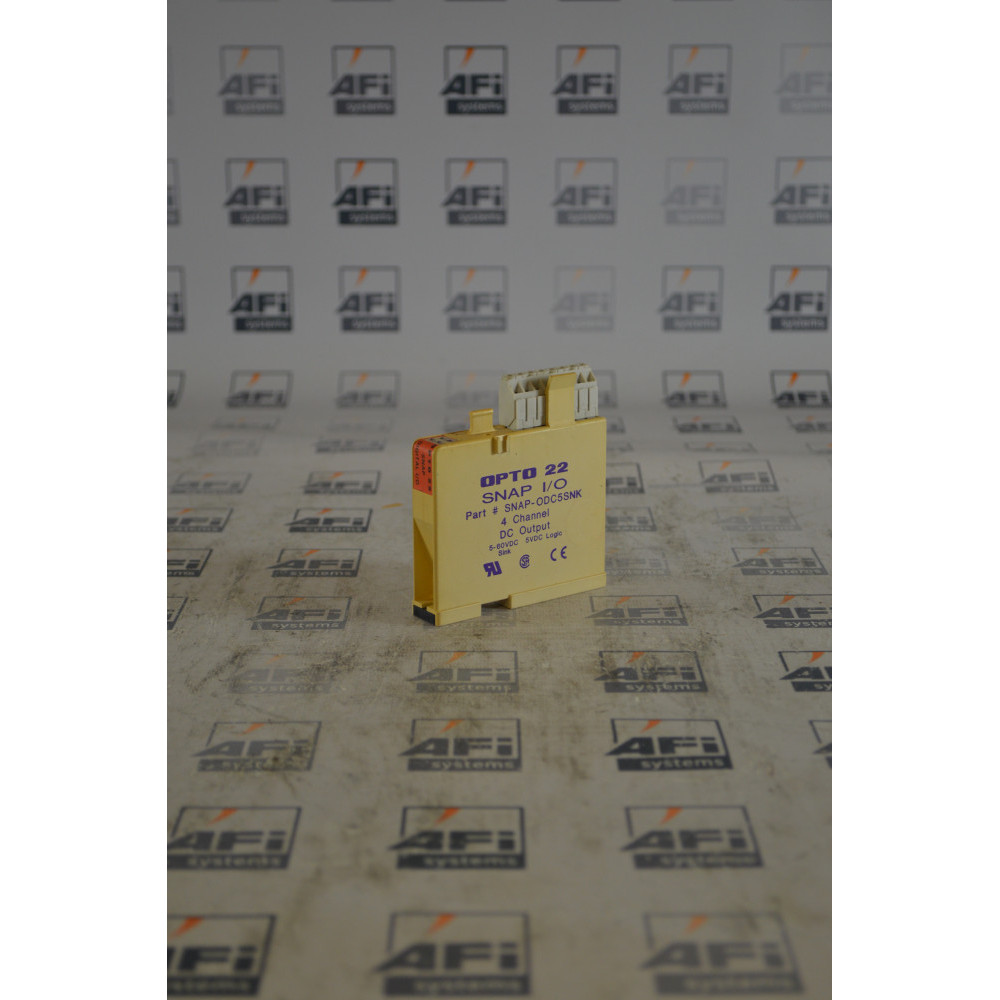 Opto 22 SNAP-ODC5SNK I/O MODULE; LEADED PROCESS COMPATIBLE:NO; PEAK REFLOW COMPATIBLE