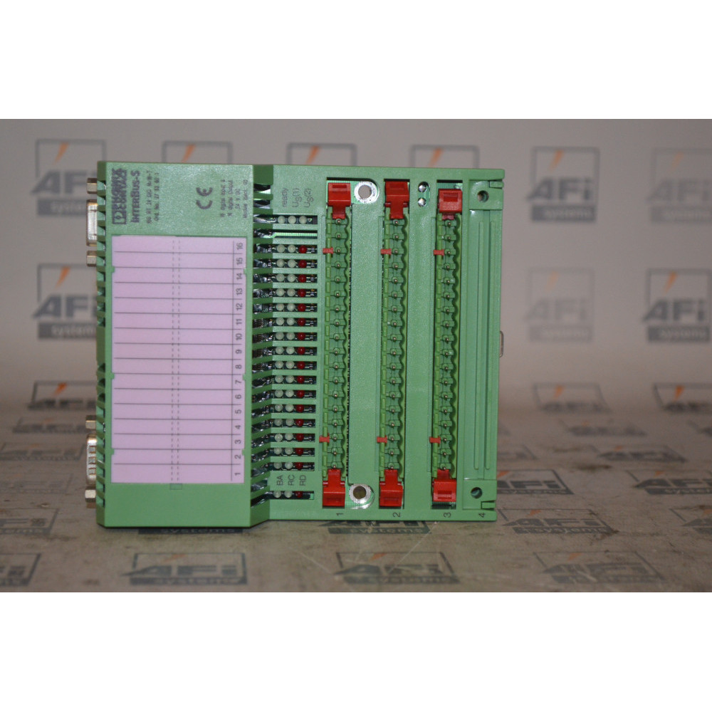 PHOENIX CONTACT IBS-RT-24-DIO-1616-T INTERBUS-RT DIGITAL INPUT/OUTPUT MODULE