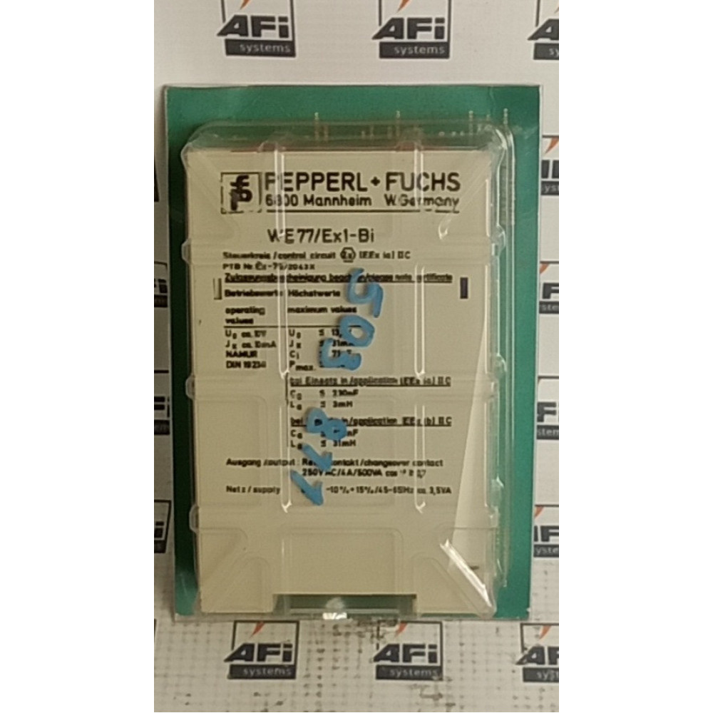 Pepperl + Fuchs WE77/Ex1-Bi Sensor Amplifier