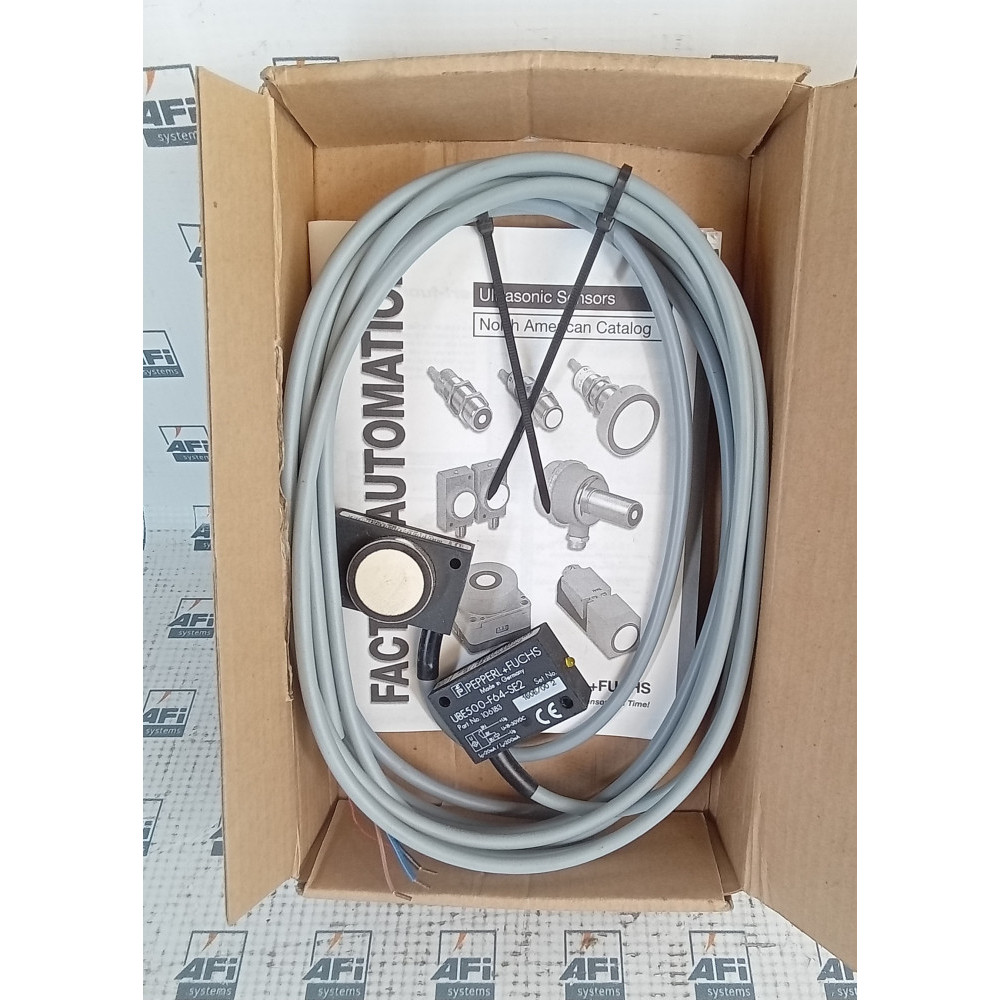 PEPPERL+FUCHS UBE500F64SE2 ULTRASONIC SENSOR EMITTER AND RECEIVER