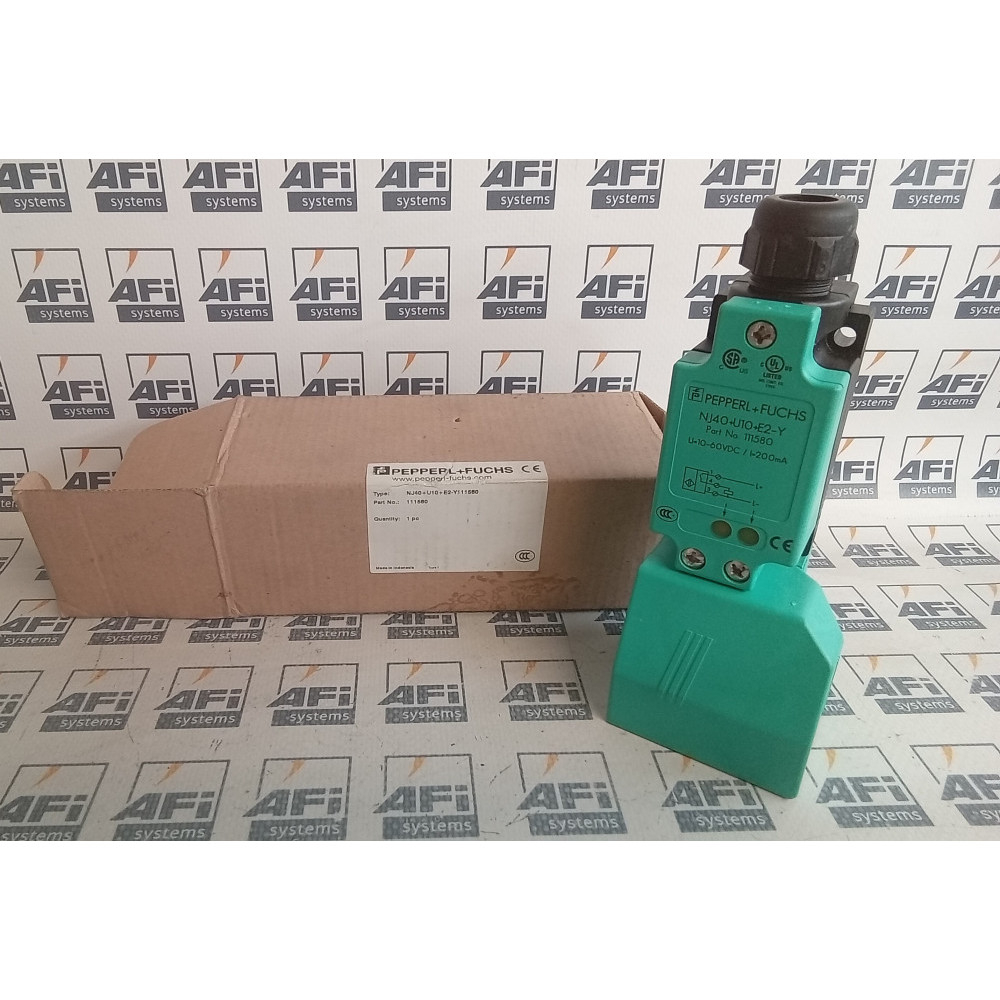 Pepperl+Fuchs NJ40+U10+E2-Y111580 Inductive Proximity Sensor