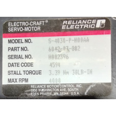 Reliance Electric S-4030-P-H00AA SERVO MOTOR