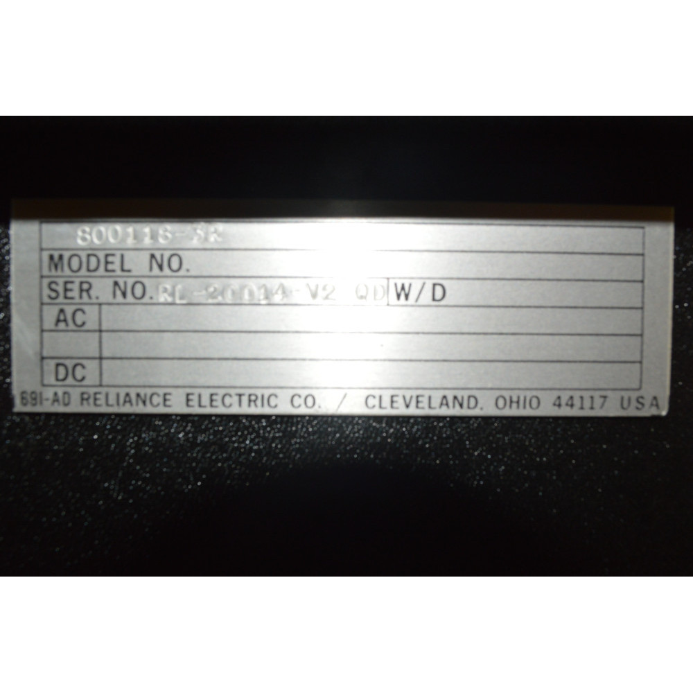 RELIANCE ELECTRIC COMPANY 800118-3R FUNDAMETAL VOLTMETER