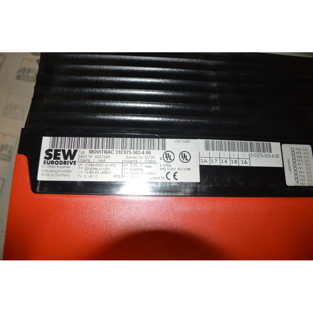 SEW EURODRIVE 31C075-503-4-00 Drive