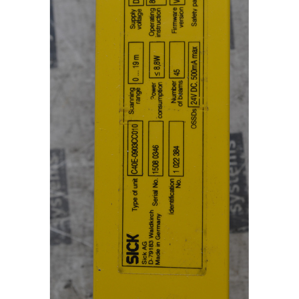 SICK, INC C40E-0903CC010 LIGHTCURTAIN