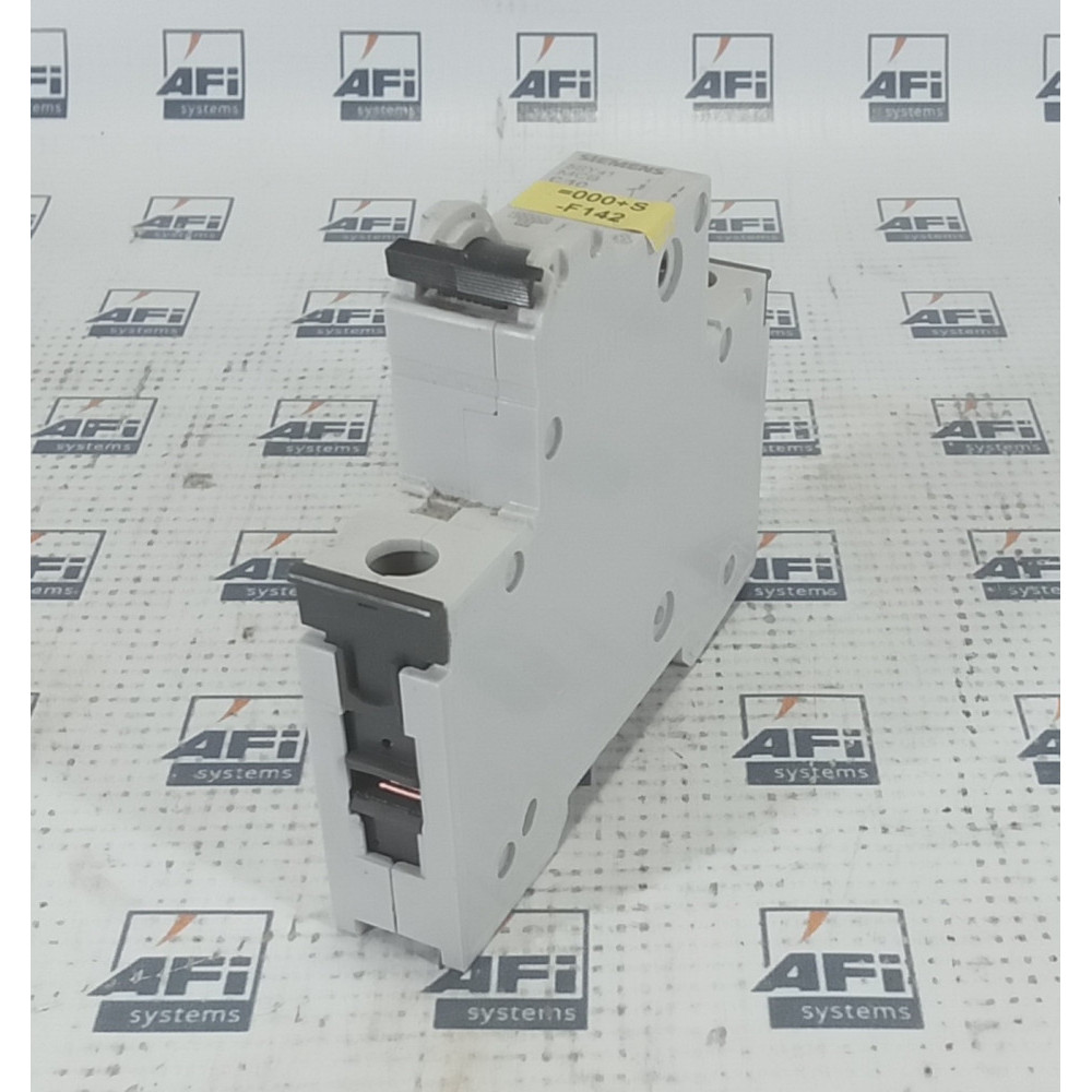  SIEMENS ITE SIEMENS 5SY4110-7 CIRCUIT BREAKER  SUPPLEMENTARY PROTECTOR  C-TRIP CHARACTERISTIC  10 AMP  1 POLE  277 VAC