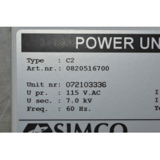 SIMCO 0820516700 POWER UNIT SIMCO 0820516700 POWER UNIT