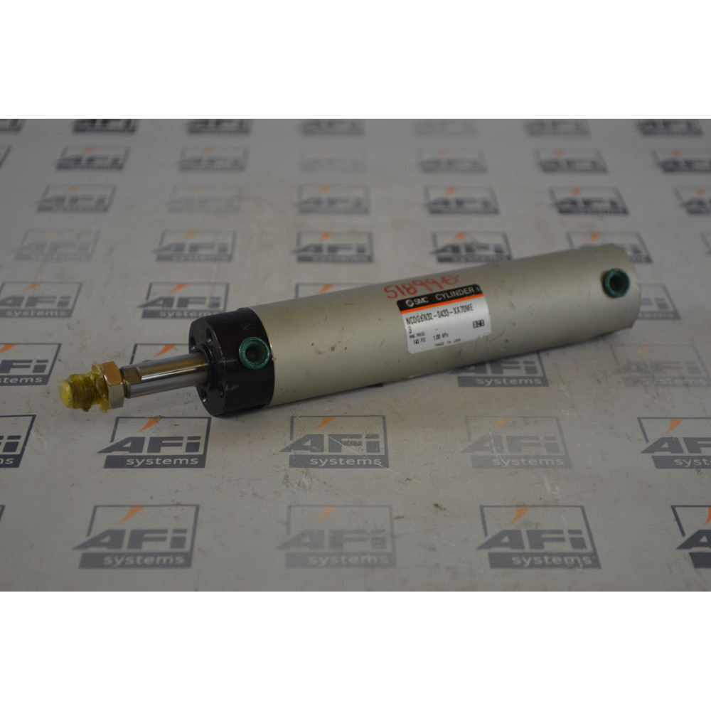 SMC NCDGBN32-0433-XA70ME ACTUATING CYLINDER  DOUBLE ACTING  AIR 145PSI  4INCH EXTENSION