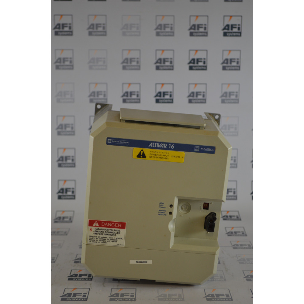 SQUARE D ATV16U41M2 DRIVE 10-14AMP 208/240V 50-60HZ 3HP 2.2KW