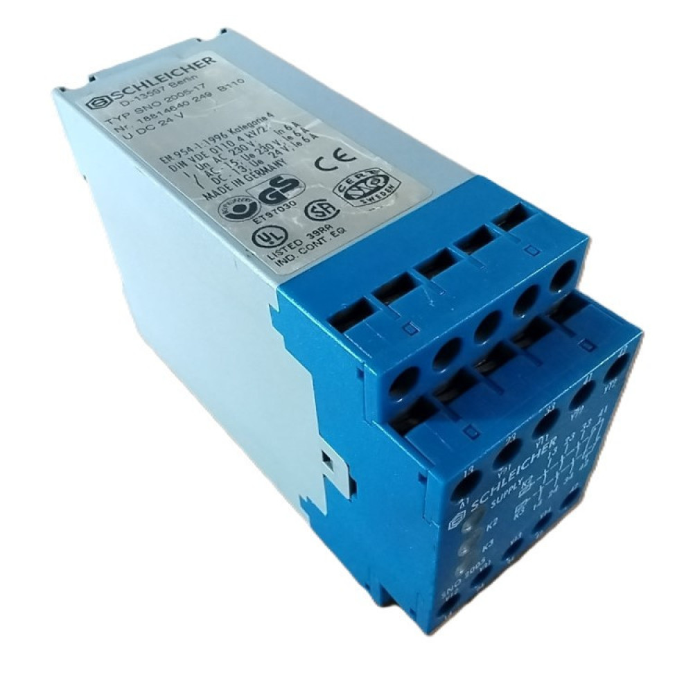 Schleicher SNO 200517 Safety ReLay 24Volts