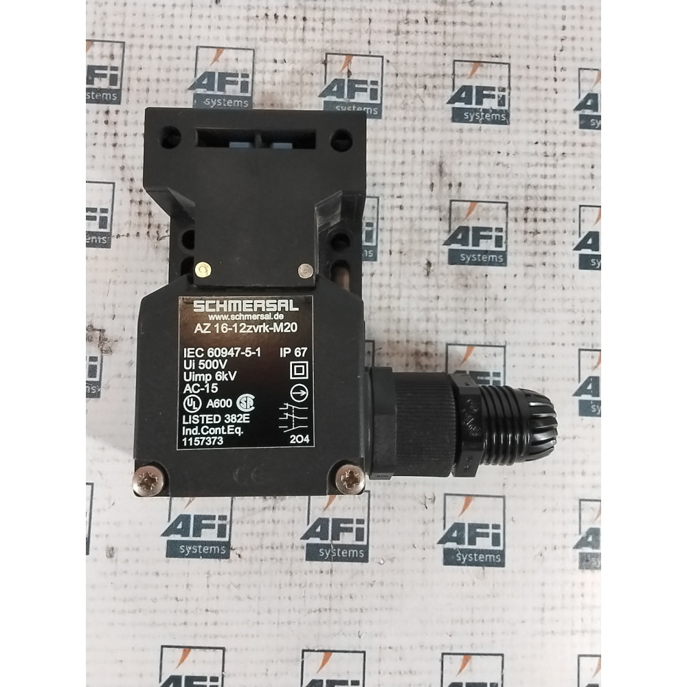 Schmersal AZ-16-12ZVRK-M20 SAFETY INTERLOCK SWITCH 4AMP 230VAC