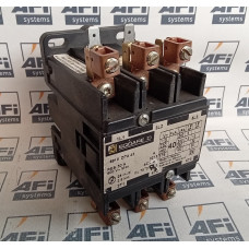 Square D 8910DPA43 Definite Purpose Contactor 3-Pole 40Amp 600VAC Coil