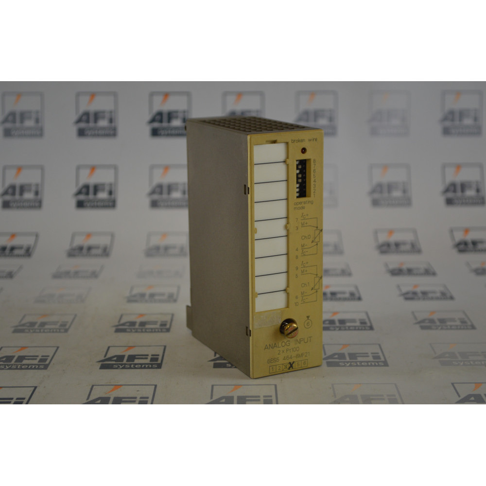 Siemens 6ES5 464-8MF21 MODULE A IN S5 464 2I +/-500MV ISO LI