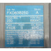SIEMENS FXD63B250 BREAKER FD 3P 250A 600V 22KA FX NL
