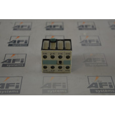 Siemens 3RH1921-1HA22 DISCONTINUED BY MANUFACTURER  AUXILIARY CONTACT BLOCK  6 AMP  690 VAC  2 NO  2 NC  4 POLE  IP20