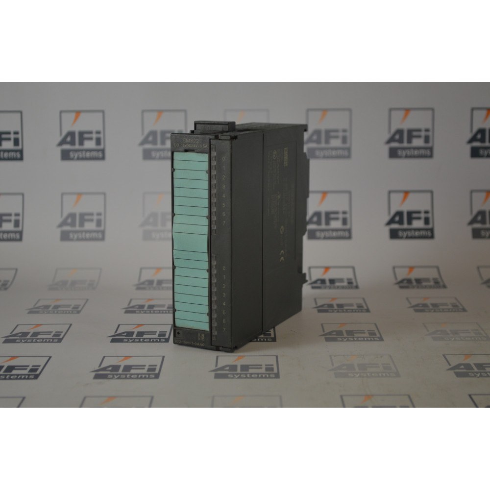 Siemens 6ES7-322-1BH01-0AA0 OUTPUT MODULE 16POINT DIGITAL .5AMP 24VDC SM322