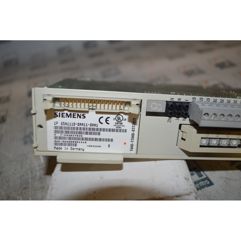 Siemens 6SN1118-0AA11-0AA1 Control Card