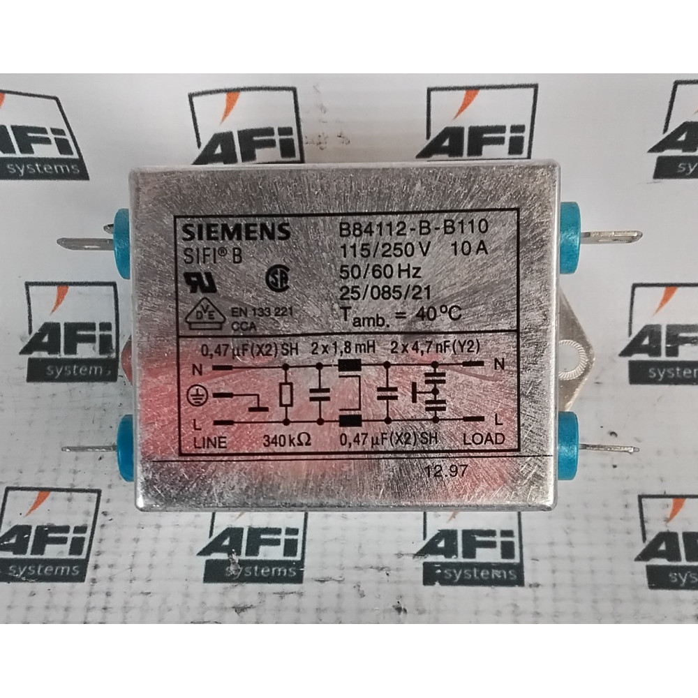 Siemens B84112-B-B110 Filter 2 Line