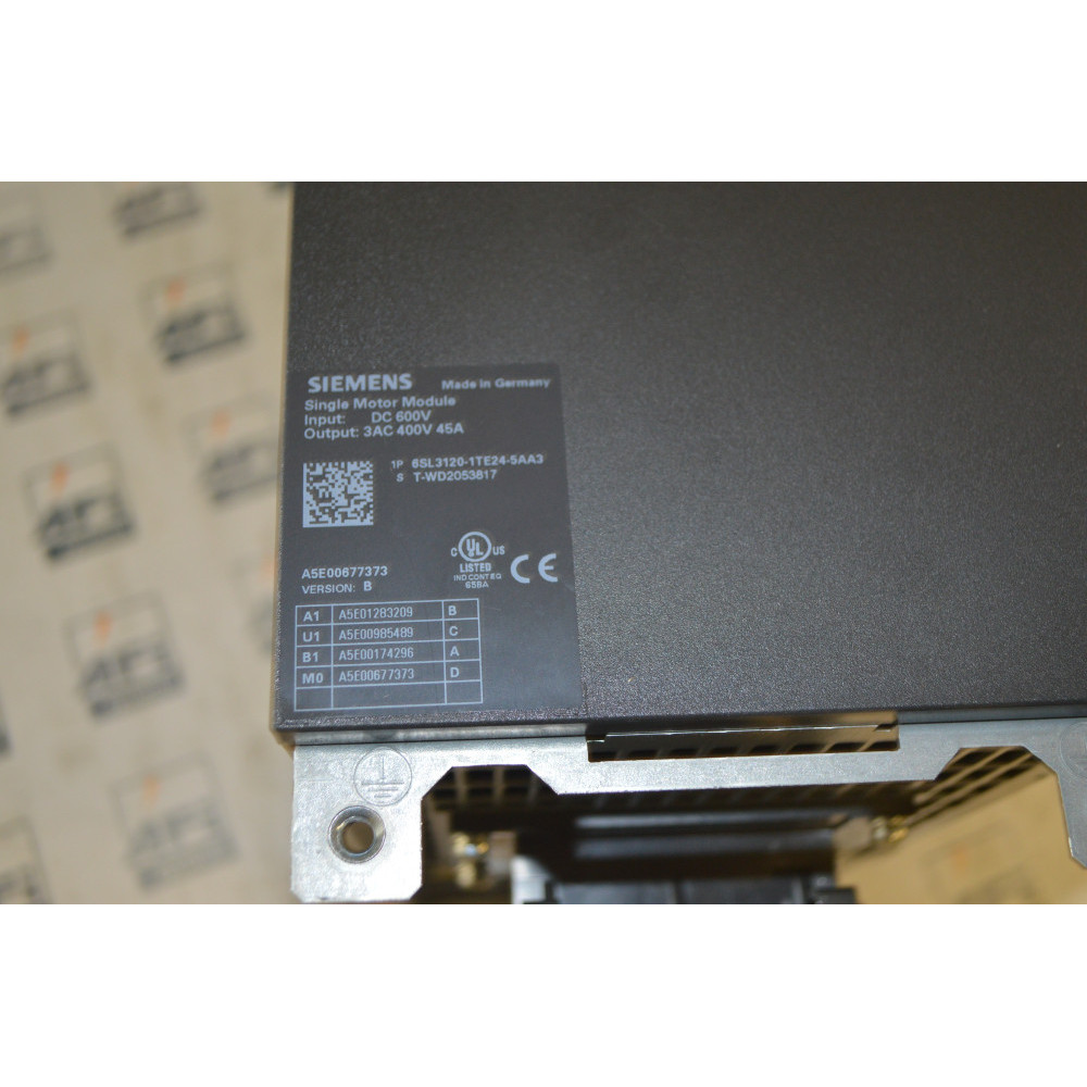 Siemens 6SL3120-1TE24-5AA3 Drive Module
