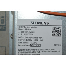 SIEMENS 6EP1-935-6MD11 BATTERY MODULE