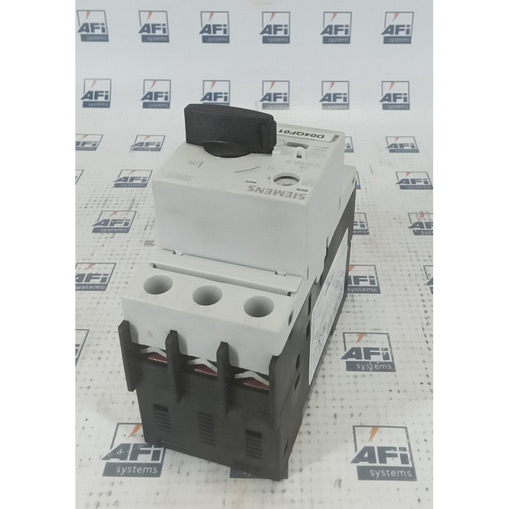 SIEMENS 3RV1021-1DA10 DISCONTINUED BY MANUFACTURER  MOLDED CASE CIRCUIT BREAKER  STARTER MOTOR PROTECTOR  3 POLE  3 PHASE