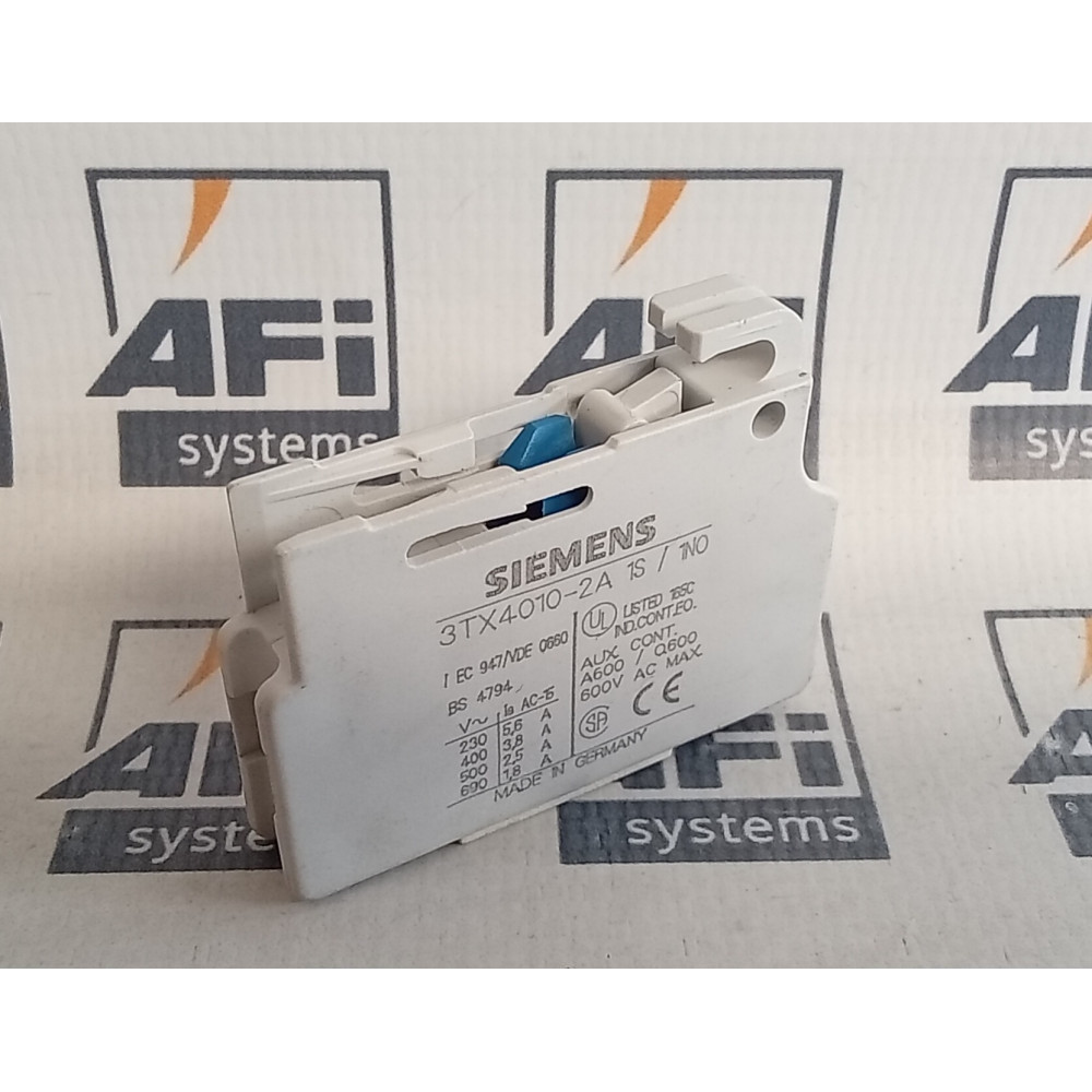 Siemens 3TX4010-2A Auxiliary Contact Block