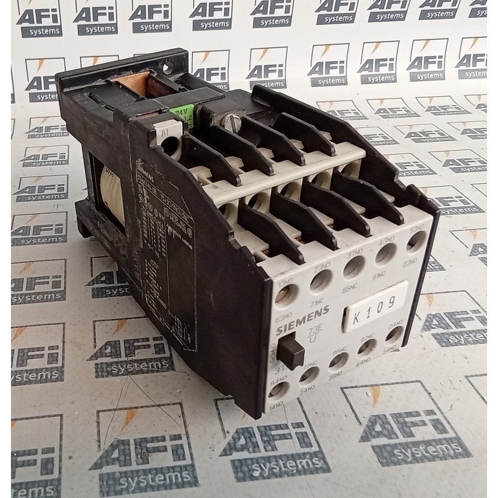 SIEMENS 3TH4346-0B CONTACTOR RELAY 24VDC 7NO/3NC 1U SCREW TERMINAL DC OPERATION