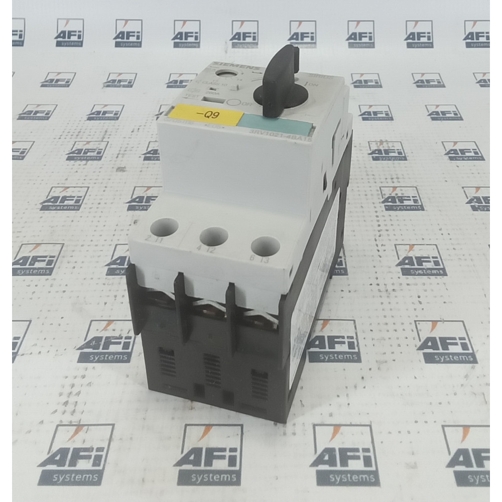 SIEMENS 3RV1021-4BA15 CIRCUIT BREAKER
14-20 AMP
3 POLE
1 N/O
1 N/C