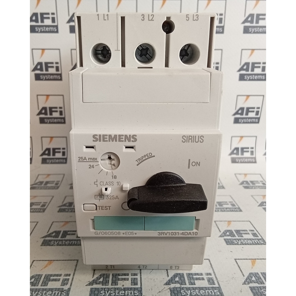 Interruttore Siemens 3RV1031-4GA10 Motore Protezione 36-45 A Interruttore Siemens 3RV1031-4GA10 Motore Protezione 36-45 A