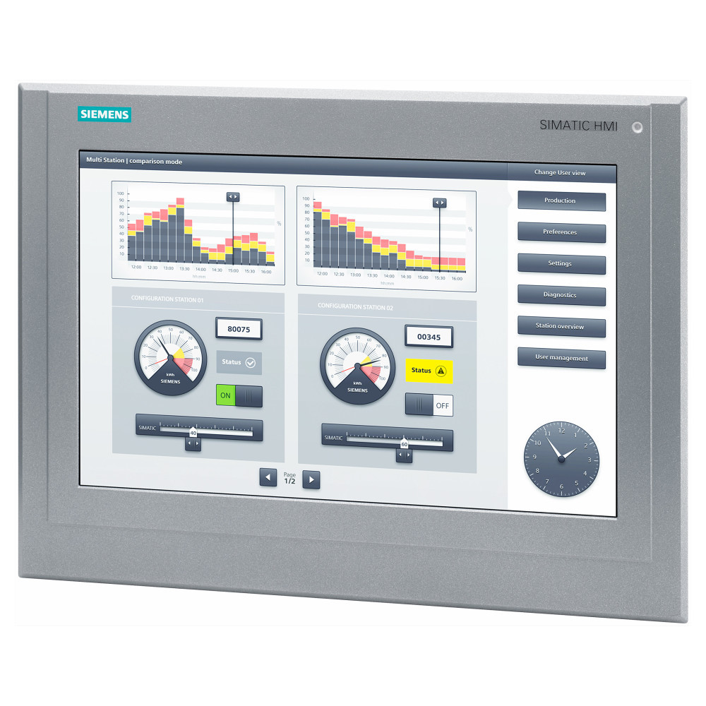 Siemens 6AV2124-0QC13-0AX0 SIMATIC TP1500 Comfort Panel Outdoor HMI
