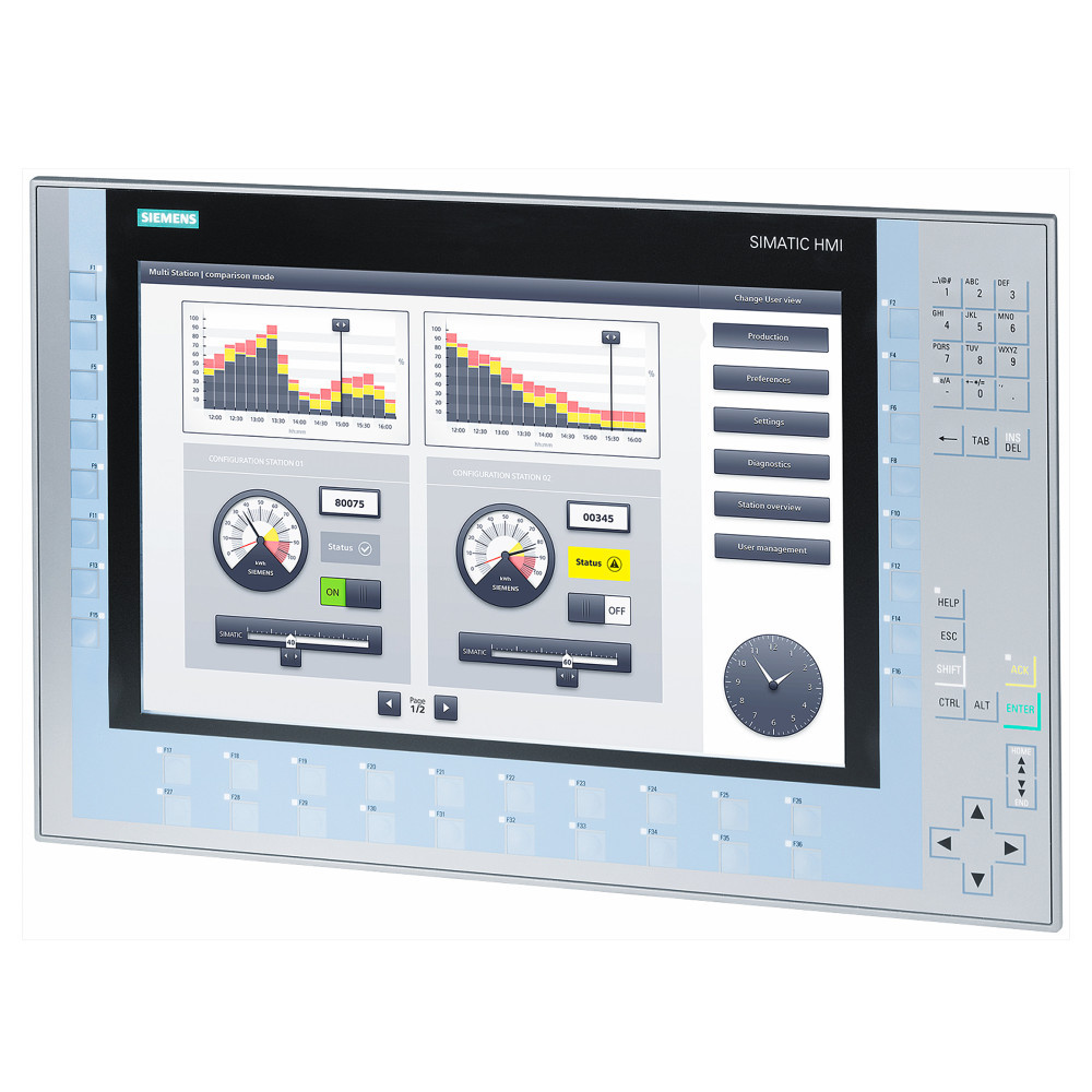 Siemens 6AV2124-1QC02-0AX2 SIMATIC KP1500 Comfort Panel HMI