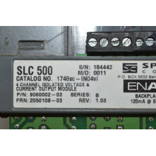 Spectrum 1746SC-INO4VI ANALOG OUTPUT MODULE 4 POINT ISOLATED CURRENT ONLY