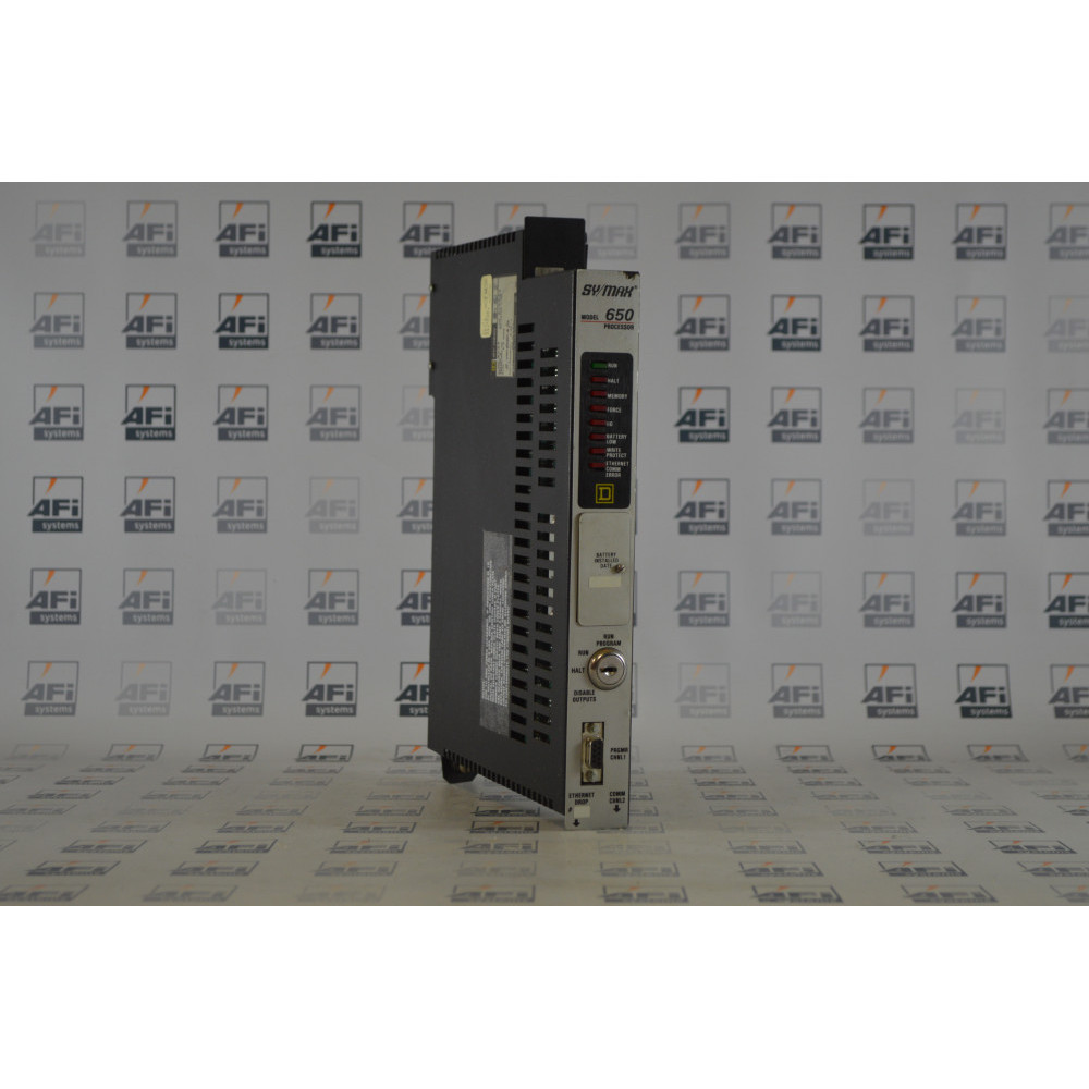 Square D - Symax 8055 SCP654 MODULE450 PROCESSOR WITH ETHERNET PORT 16K RAM