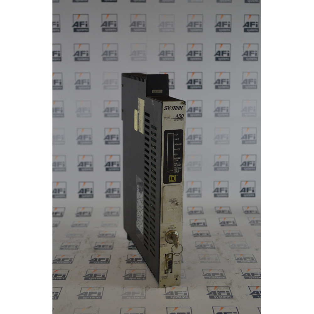 Square D - Symax 8055 SCP452 PROCESSOR MODULE 450 W/ETHERNET PORT 4K RAM