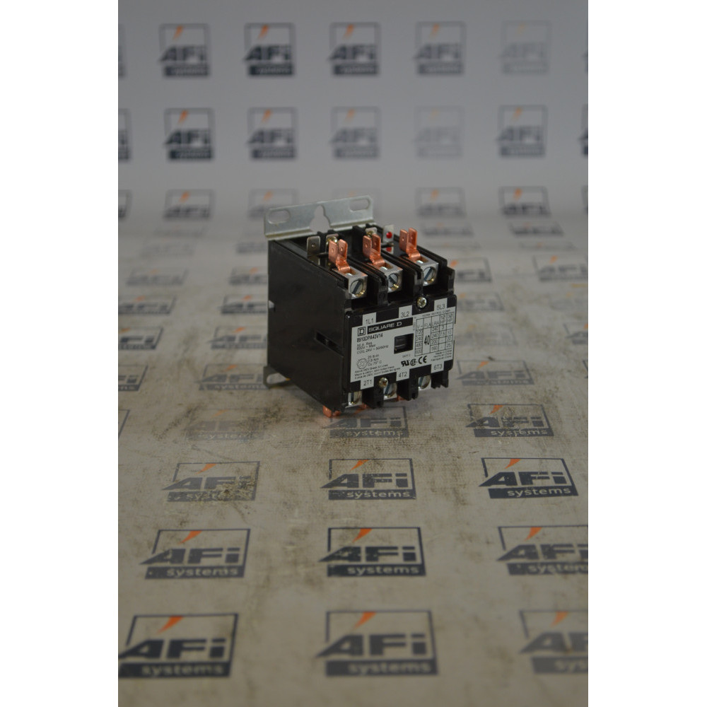 Square D 8910DPA43V14 CONTACTOR 600VAC 40AMP DPA +OPTIONS