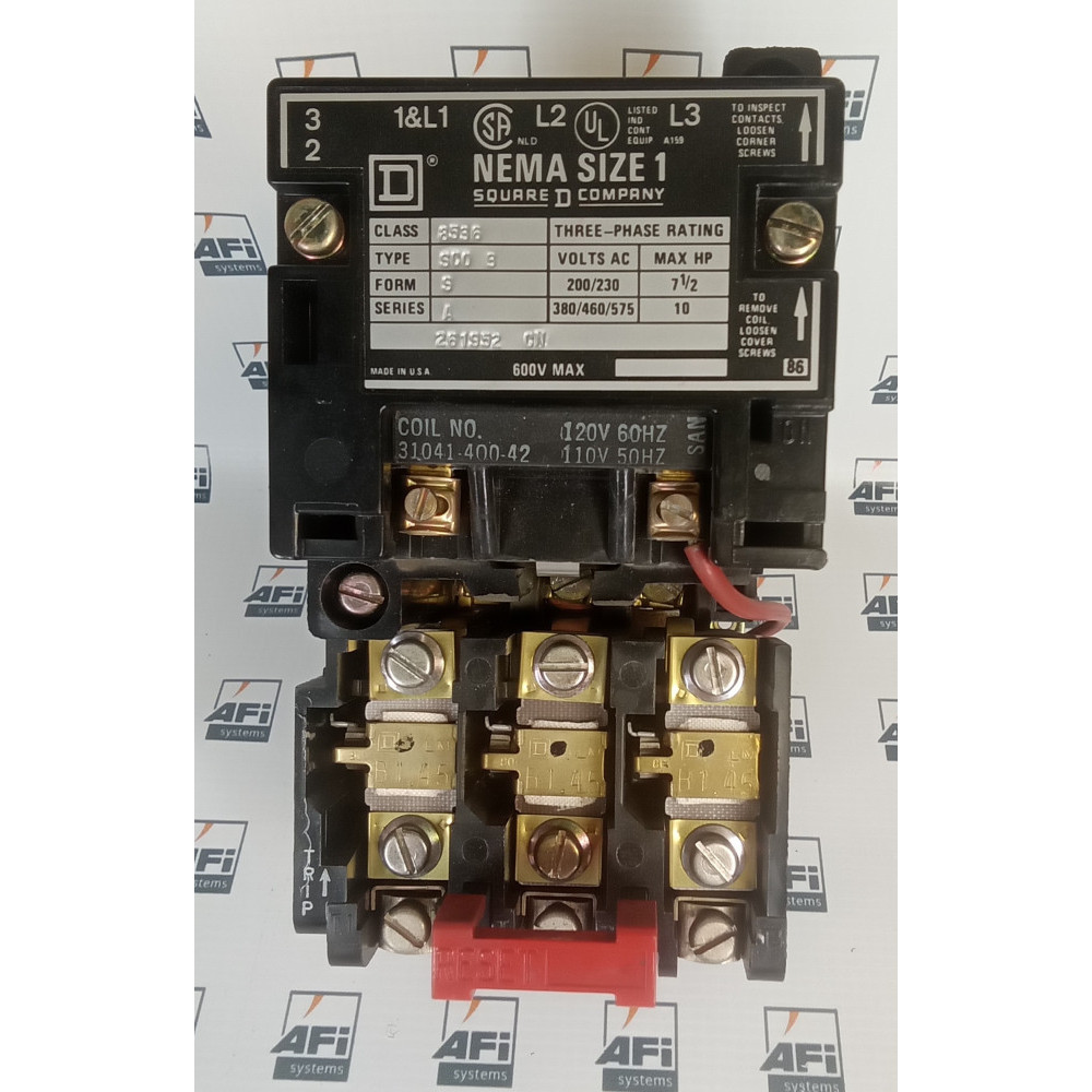 SQUARE D Magnetic Motor Starter