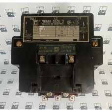 SQUARE D CONTACTOR 8502 SEO2 FORM S SER A NEMA SIZE 3