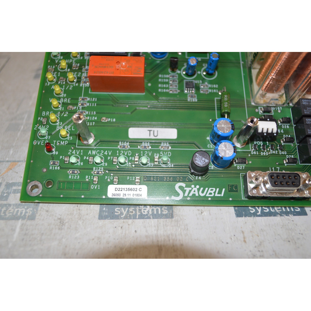 Staubli D221.356.02C CONTROLLER PC BOARD