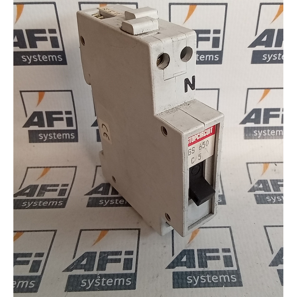 Stopcircuit GS-650-C5 Circuit Breaker 1-Pole 5 Amp 240 VAC