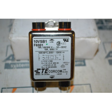 TE Connectivity 10VSB1 RFI POWER LINE FILTER  10A  1.25 mA