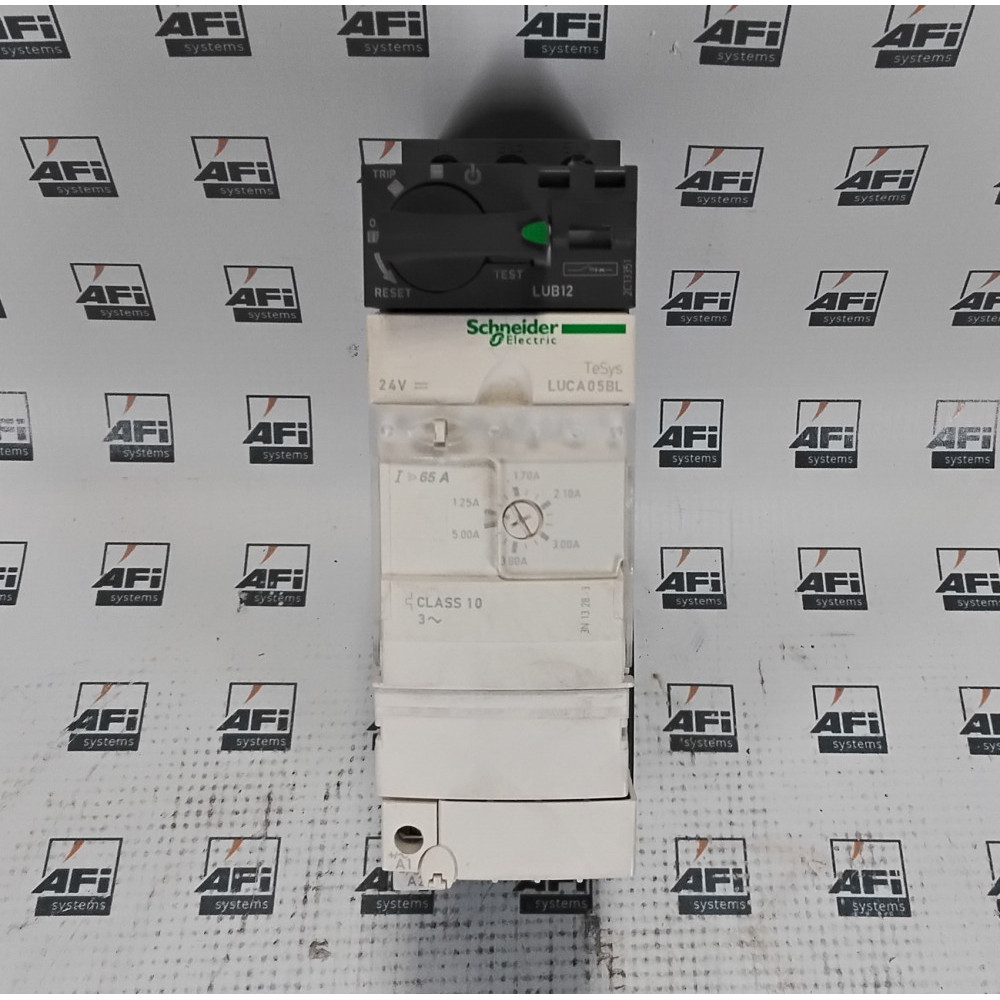 SCHNEIDER ELECTRIC TELEMECANIQUE LUCA05BL STANDARD CONTROL UNIT
TESYS U
1.25-5A
3P MOTORS