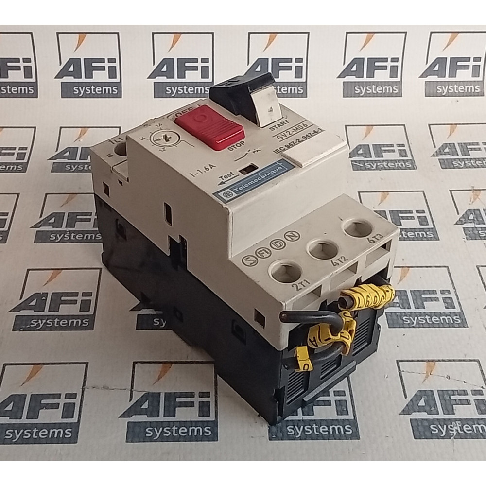 Telemecanique GV2-M06 Motor Starter 3-Pole 690VAC 1.0-1.6Amp