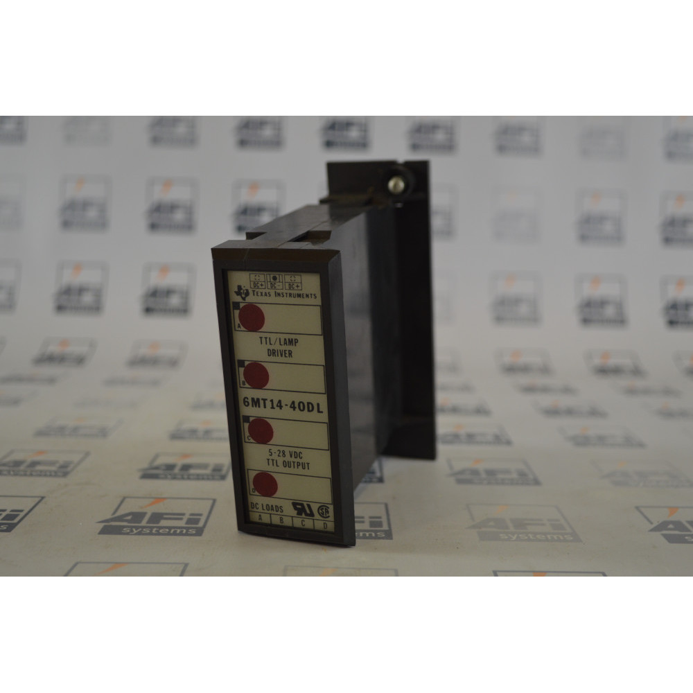 Texas Instruments 6MT14-40DL OUTPUT MODULE 5-28VDC