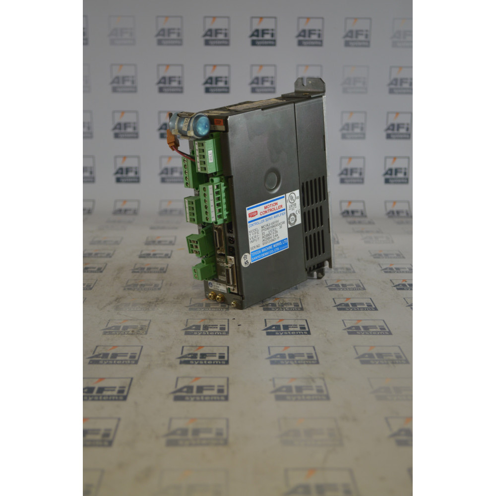 Toyoda MC1KJ-U015V MOTION CONTROLLER SERVO AMPLIFIER 200VAC 3.4AMP