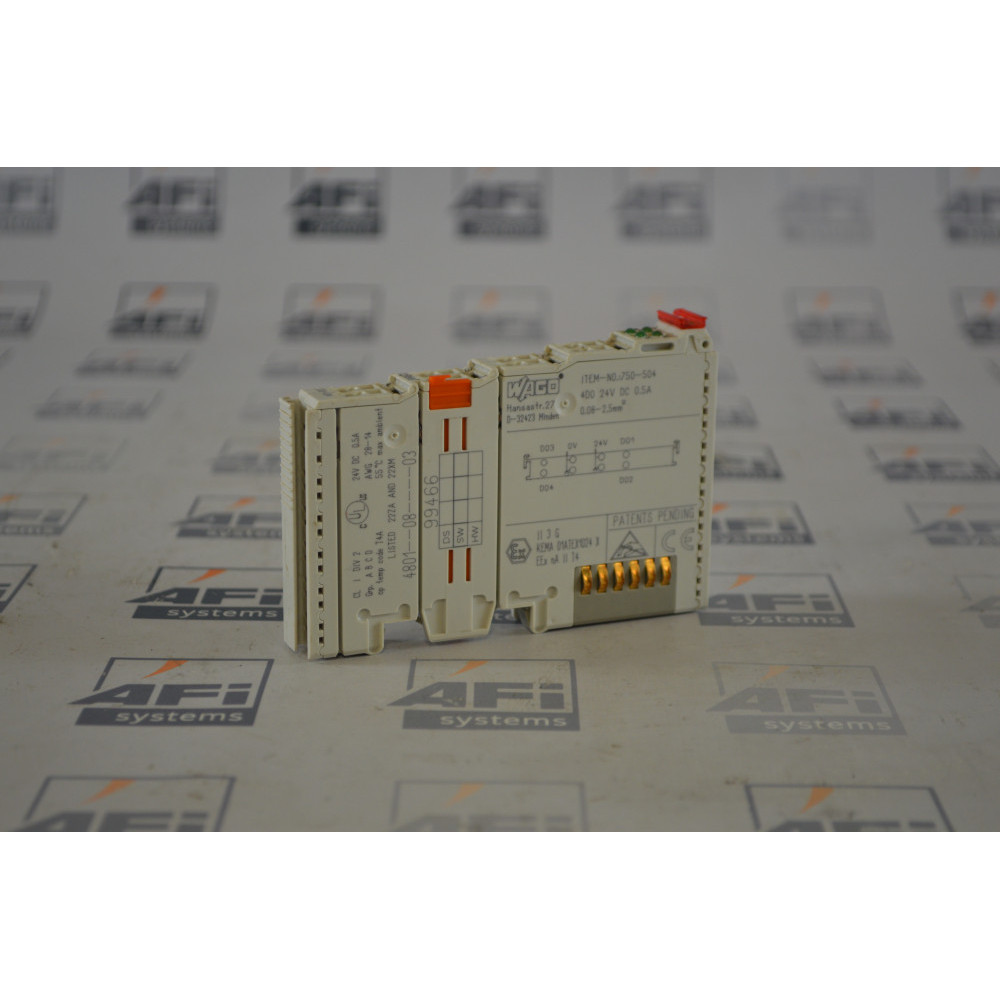 WAGO 750-504 PLC MODULE